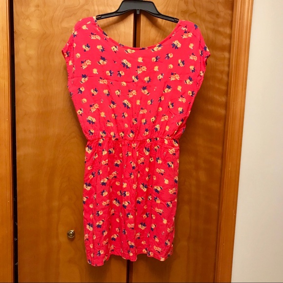 Ladies Pink Floral Dress - Picture 2 of 4